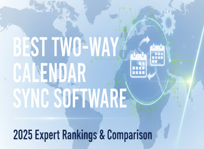 Comparison chart showing best two way calendar sync software features and capabilities side-by-side for evaluation