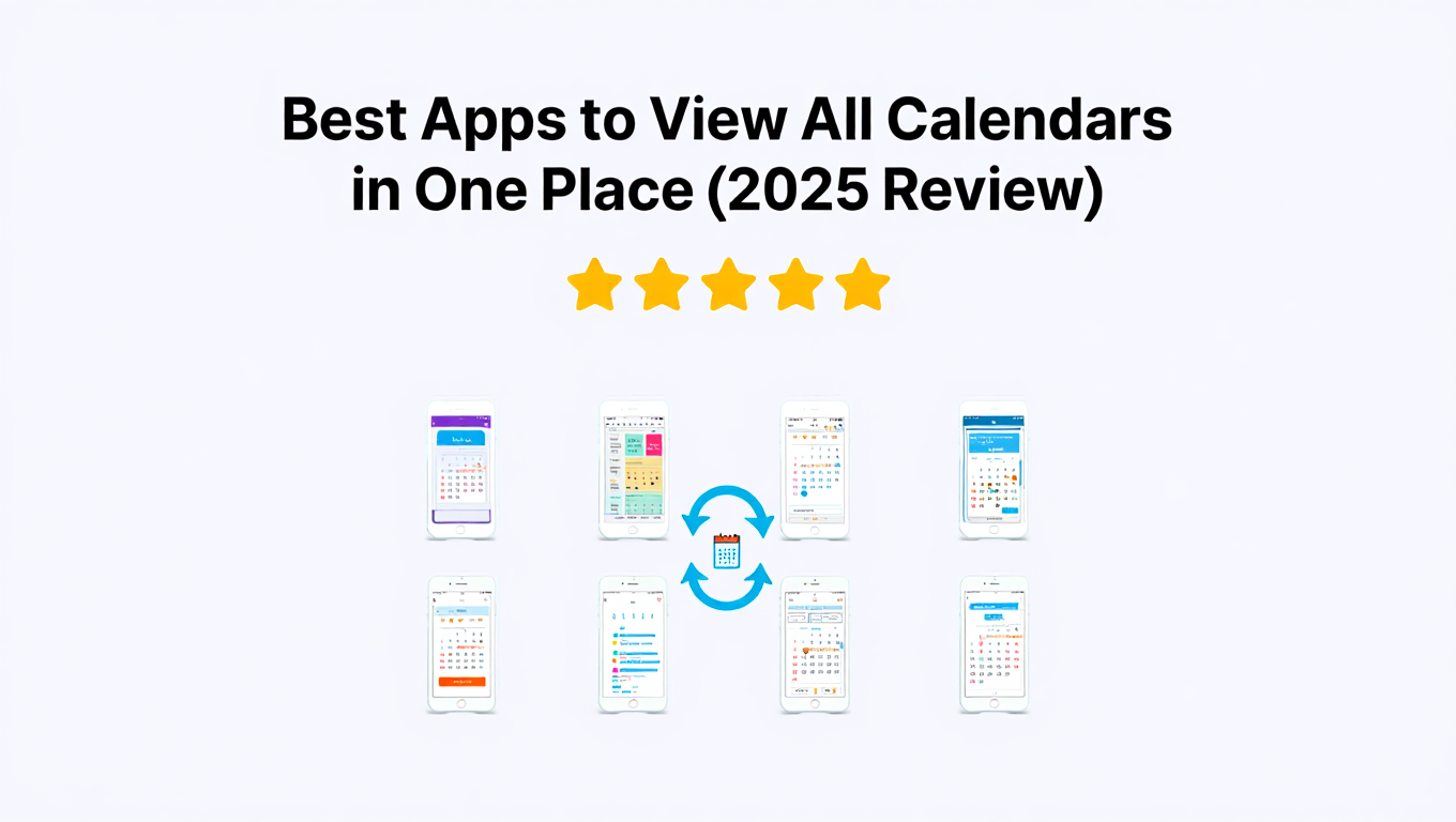 Comparison chart showing best apps all calendars in one place features and capabilities side-by-side for evaluation